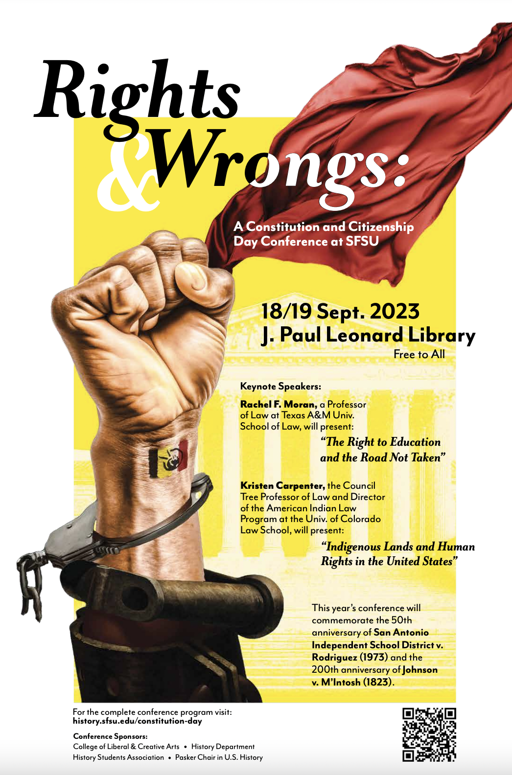Rights and Wrongs Conference poster